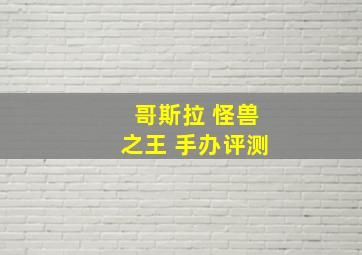 哥斯拉 怪兽之王 手办评测